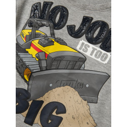 NAME IT MINI Jeremy Tonka Bluse - Grey Melange