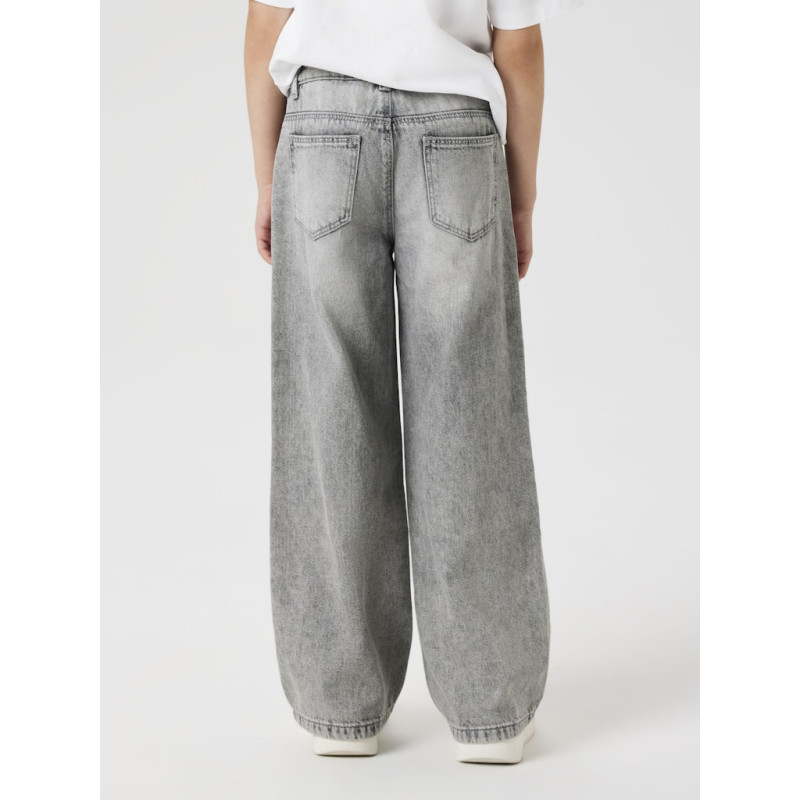 NAME IT KIDS Rose Brede Jeans 5529-Be - Light Grey Denim