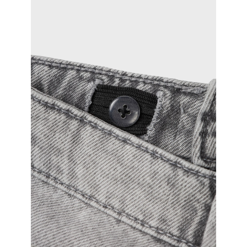 NAME IT KIDS Rose Brede Jeans 5529-Be - Light Grey Denim