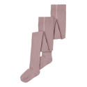 NAME IT Kids 2-pak Rib Strømpebukser - Woodrose