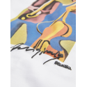 JACK & JONES Jormanchester Cubism Front Tee Kortærmet Cn - Bright Hvid