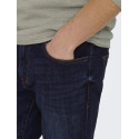 ONLY & SONS Weft Denim Jeans - Dark Blue Denim
