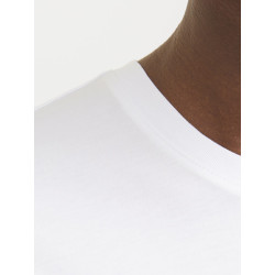 JACK & JONES ESSENTIALS Logo T-shirt - Hvid