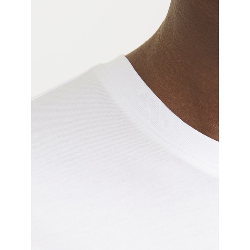 JACK & JONES ESSENTIALS Logo T-shirt - Hvid