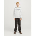 JACK & JONES JUNIOR Caleb Varsity Sweatshirt Junior - White Melange