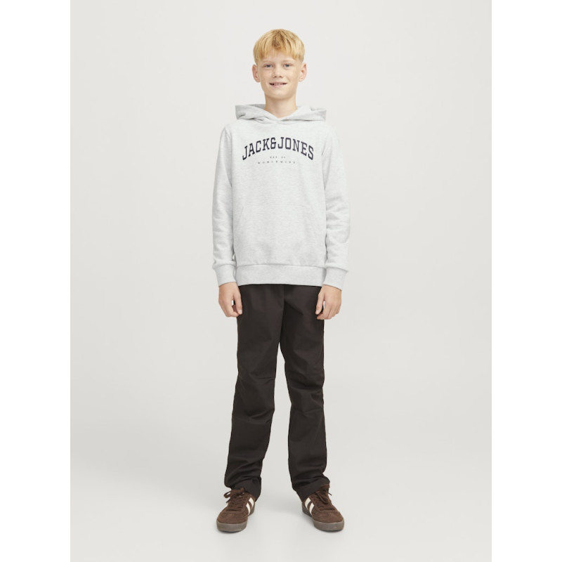 JACK & JONES JUNIOR Caleb Varsity Sweatshirt Junior - White Melange