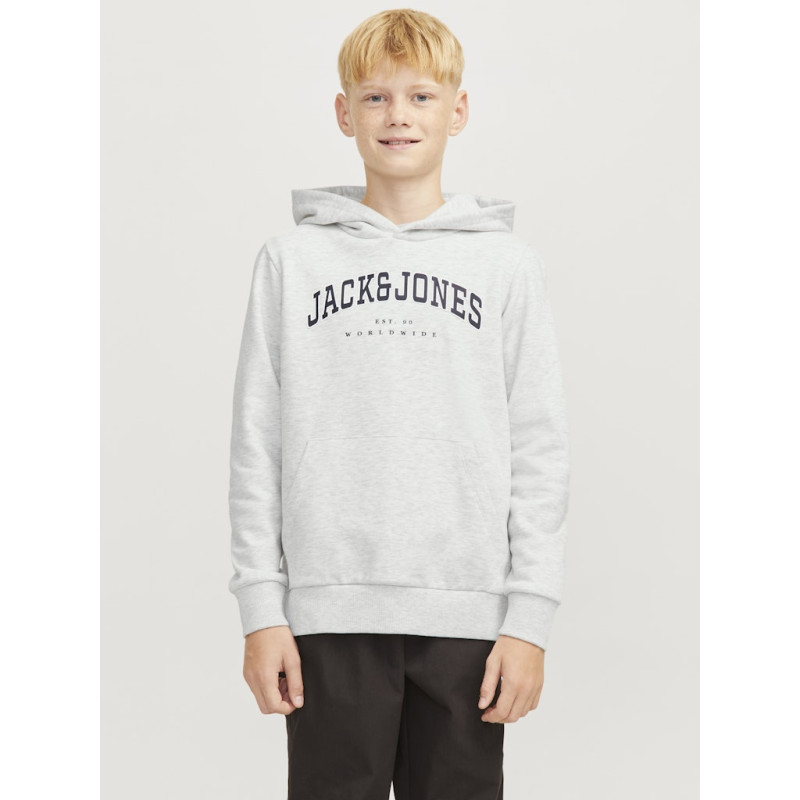 JACK & JONES JUNIOR Caleb Varsity Sweatshirt Junior - White Melange