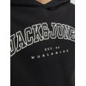 JACK & JONES JUNIOR Caleb Varsity Sweatshirt Junior - Sort