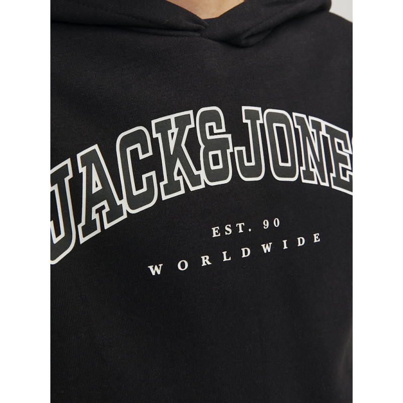 JACK & JONES JUNIOR Caleb Varsity Sweatshirt Junior - Sort