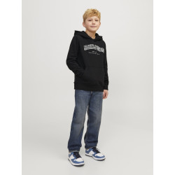 JACK & JONES JUNIOR Caleb Varsity Sweatshirt Junior - Sort