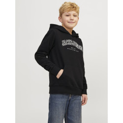 JACK & JONES JUNIOR Caleb Varsity Sweatshirt Junior - Sort
