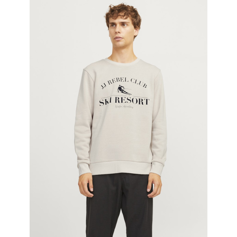 JJ Rebel Bandrew Sweatshirt - Moonbeam