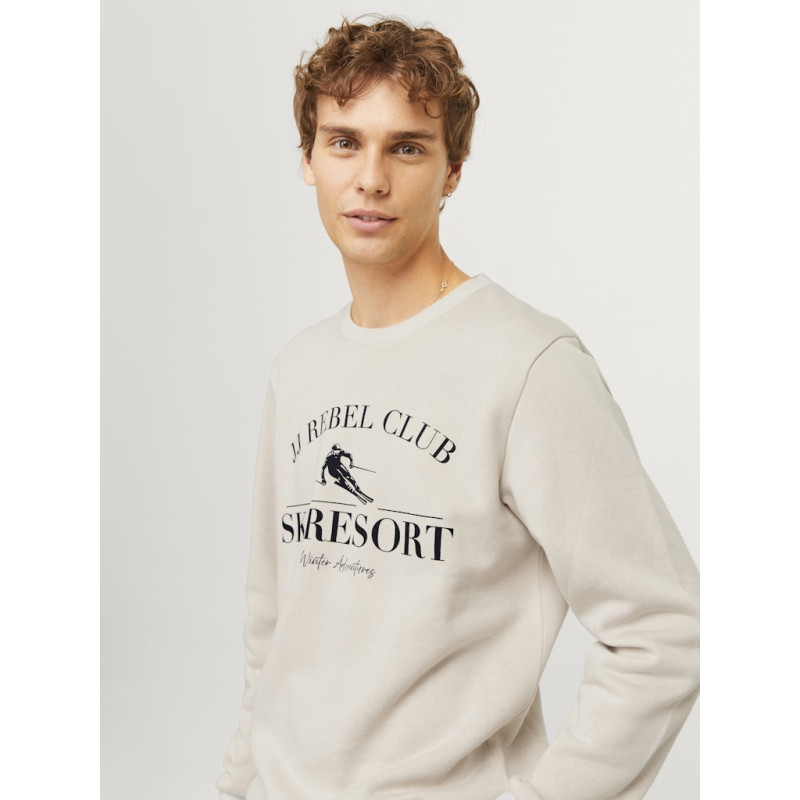 JJ Rebel Bandrew Sweatshirt - Moonbeam