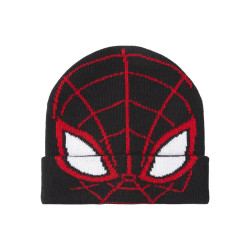 NAME IT MINI Jacoby Spider Strikket Hue - Sort