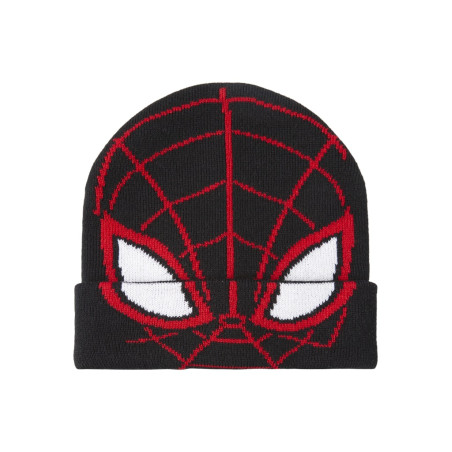 NAME IT MINI Jacoby Spider Strikket Hue - Sort