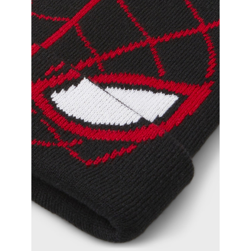 NAME IT MINI Jacoby Spider Strikket Hue - Sort