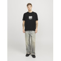 JACK & JONES Jorboston Graphic T-shirt - Sort