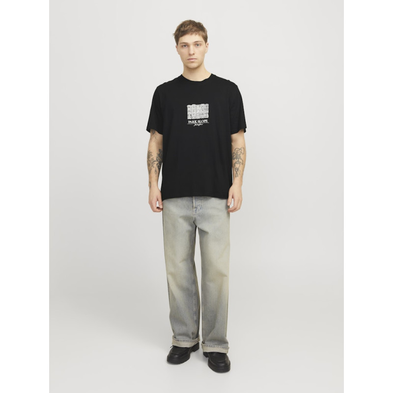 JACK & JONES Jorboston Graphic T-shirt - Sort