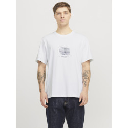 JACK & JONES Jorboston Graphic T-shirt - Bright White