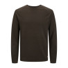 JACK & JONES Ehill Strik Sweater - Mulch