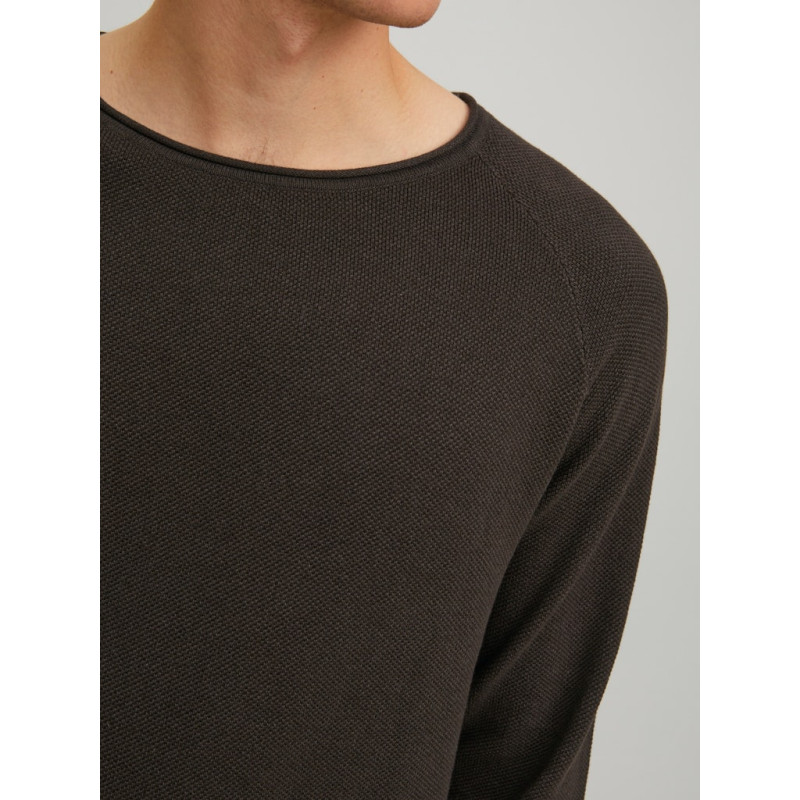JACK & JONES Ehill Strik Sweater - Mulch
