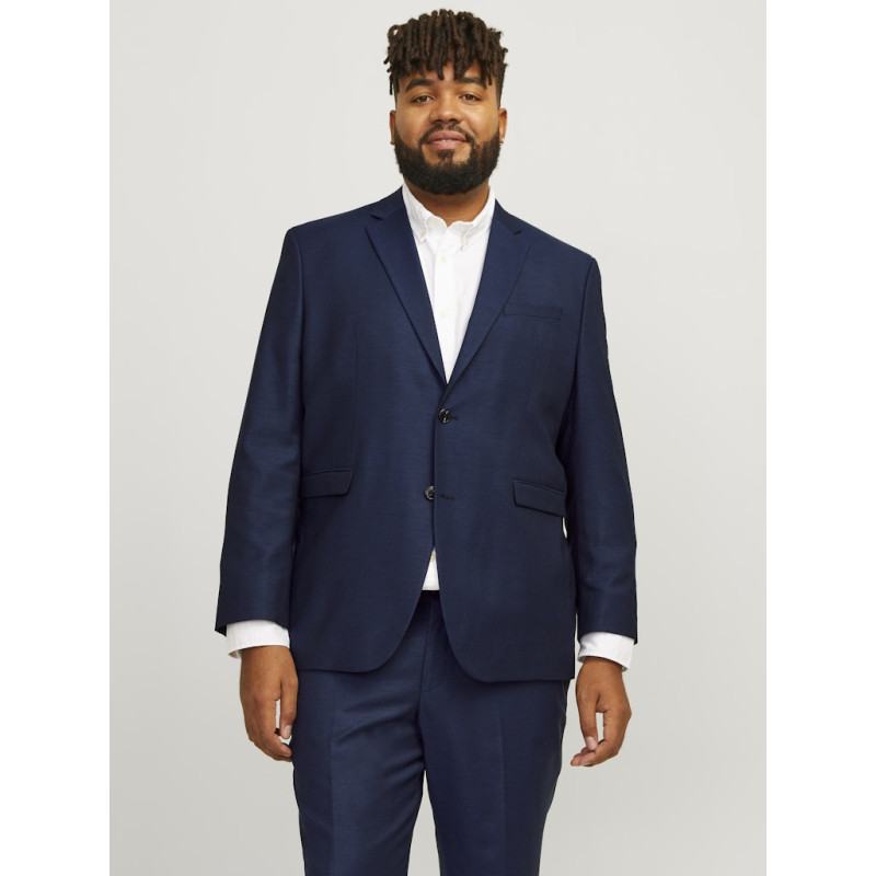 JACK & JONES Plus Jprsolaris Blazer  Pls - Dark Navy