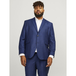 JACK & JONES Plus Jprsolaris Blazer  Pls - Medieval Blue