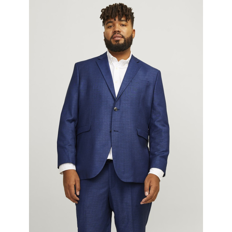 JACK & JONES Plus Jprsolaris Blazer  Pls - Medieval Blue