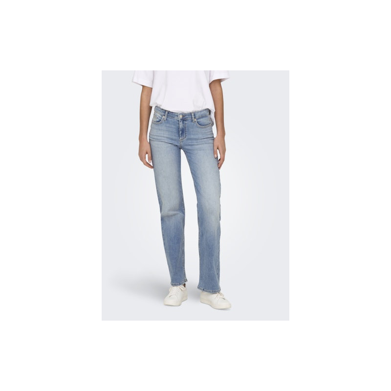 ONLY Blush Straight Jeans - Light Blue Denim