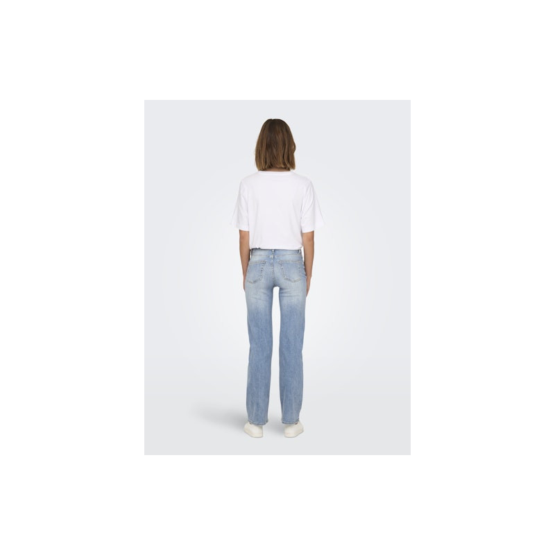 ONLY Blush Straight Jeans - Light Blue Denim