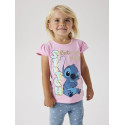 NAME IT MINI Folly Stitch Top - Pink Frosting