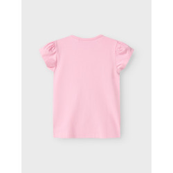 NAME IT MINI Folly Stitch Top - Pink Frosting