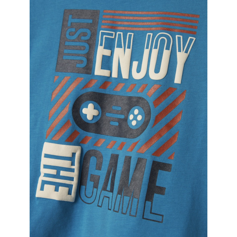 NAME IT MINI Bennibo T-Shirt - Fjord Blue