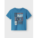 NAME IT MINI Bennibo T-Shirt - Fjord Blue