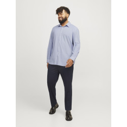JACK & JONES Plus Size Premium Stretch Skjorte - Dark Navy