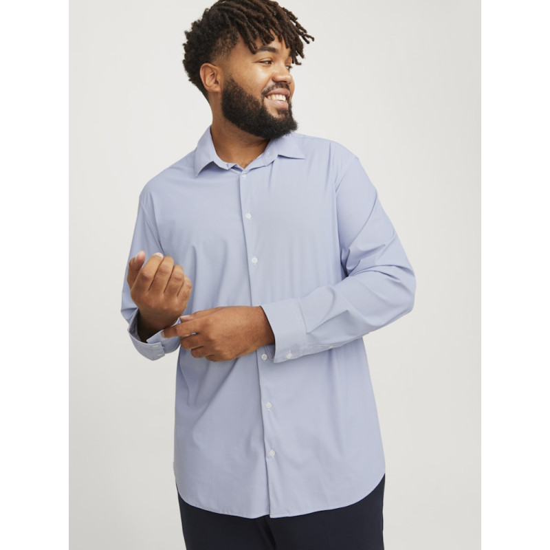 JACK & JONES Plus Size Premium Stretch Skjorte - Dark Navy