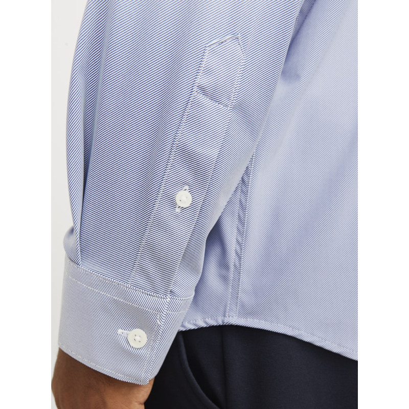 JACK & JONES Plus Size Premium Stretch Skjorte - Dark Navy