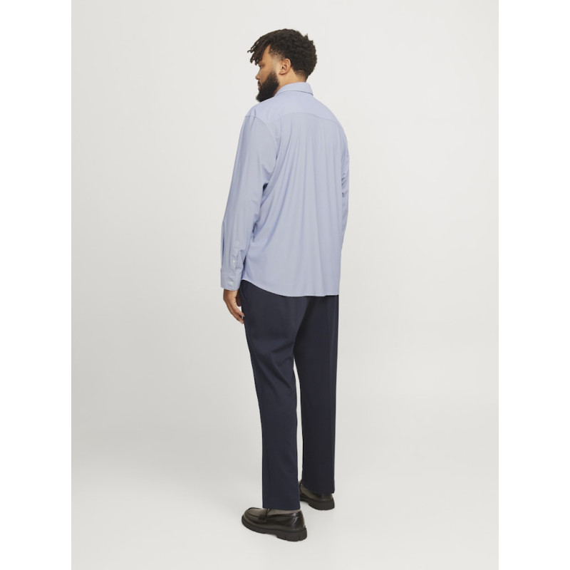 JACK & JONES Plus Size Premium Stretch Skjorte - Dark Navy