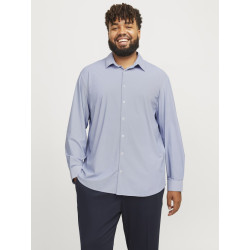 JACK & JONES Plus Size Premium Stretch Skjorte - Dark Navy