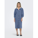 ONLY Beate Midi Denim Kjole - Medium Blue Denim