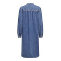 ONLY Beate Midi Denim Kjole - Medium Blue Denim