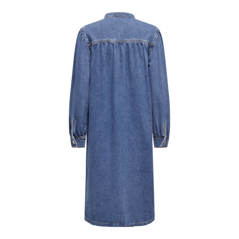 ONLY Beate Midi Denim Kjole - Medium Blue Denim