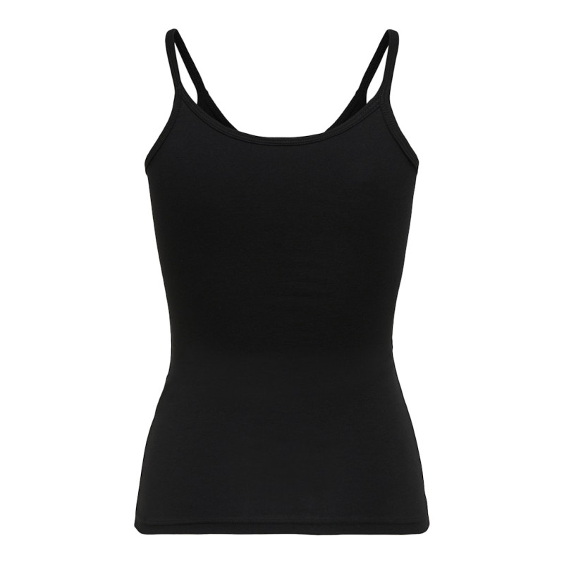 ONLY Love Strap Singlet Top - Sort