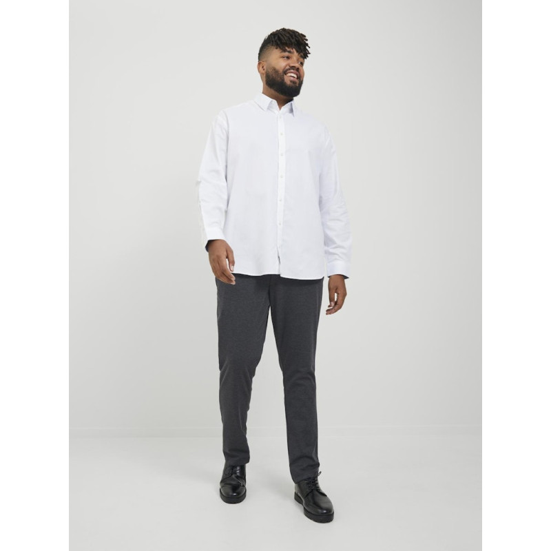 JACK & JONES Plus Marco Cooper Chino Bukser - Dark Grey Melange