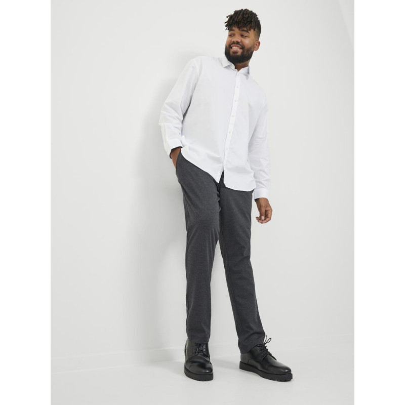 JACK & JONES Plus Marco Cooper Chino Bukser - Dark Grey Melange