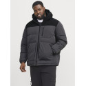 JACK & JONES Plus Otto Puffer Jakke - Asphalt