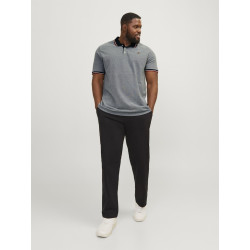 JACK & JONES Plus Bluwin S/S Polo - Mood Indigo