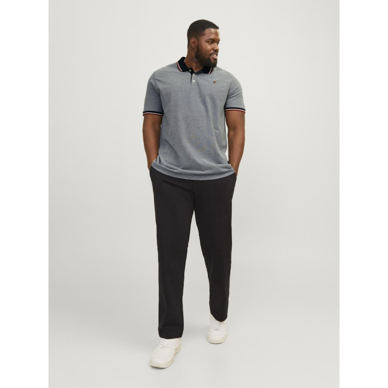 JACK & JONES Plus Bluwin S/S Polo - Mood Indigo