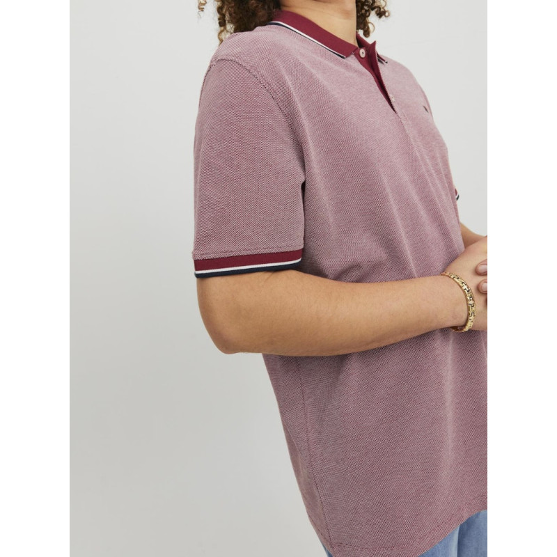 JACK & JONES Plus Poloshirt - Red Dahlia