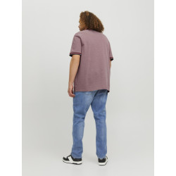JACK & JONES Plus Poloshirt - Red Dahlia